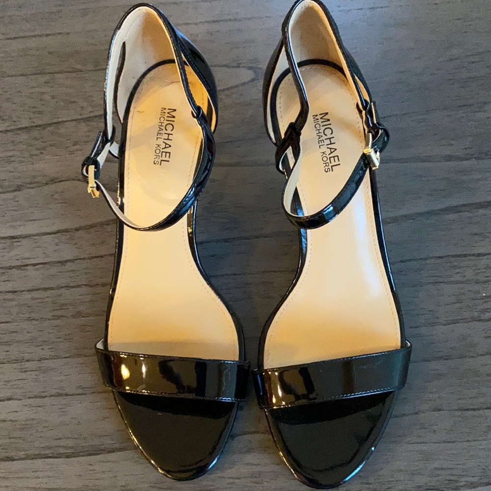 Michael Kors black sandals.